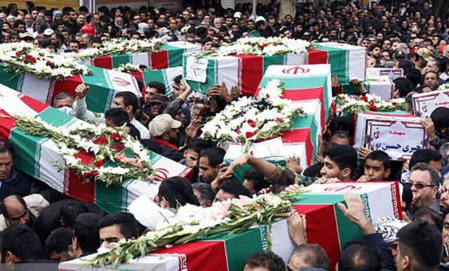 ورود پیکر مطهر 46 شهید به میهن  اسلامی