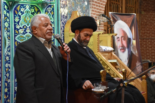 مراسم بیست و یکمین سال ارتحال آیت الله مروج درا ردبیل + عکس