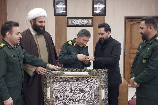 تجلیل فرمانده سپاه استان اردبیل از اتابک عبداللهی