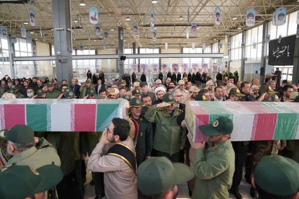 آئین استقبال از پیکر مطهر 4 شهید گمنام در اردبیل+ عکس