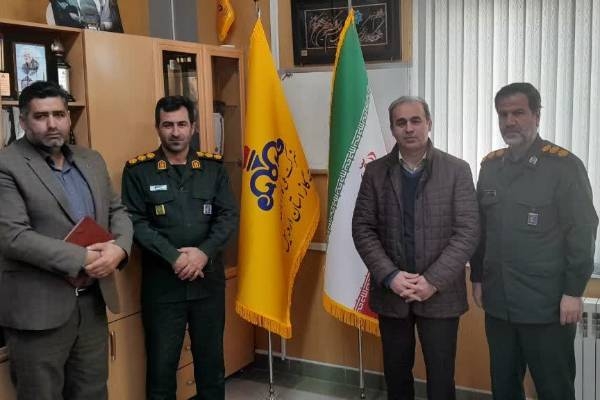 کاهش مصرف بی‌رویه انرژی، هدف مشترک سپاه و شرکت گاز اردبیل
