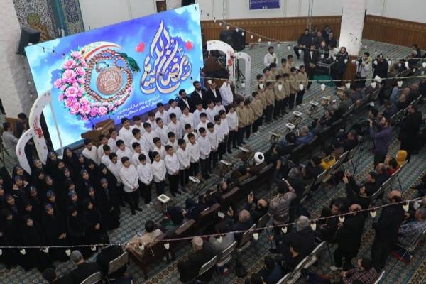 آئین استقبال از ماه مبارک رمضان در مهدیه اردبیل + عکس
