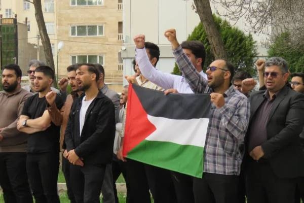 دانشگاه فرهنگیان در برابر جنایات اسرائیل قیام کرد+ عکس