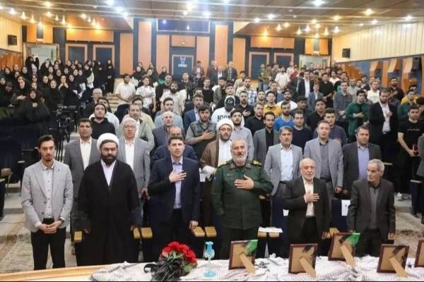 مراسم بزرگداشت اولین سالگرد شهدای خدمت دانشگاه آزاداسلامی اردبیل